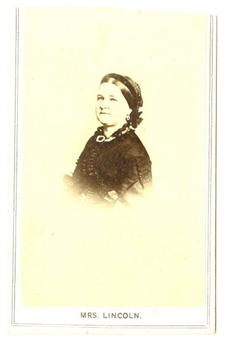 Mary Todd Lincoln CDV Circa 1865